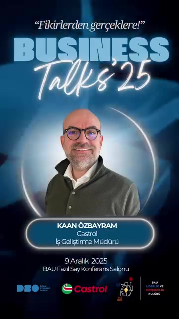 Business Talks Konuşmacısı Business Talks afişi